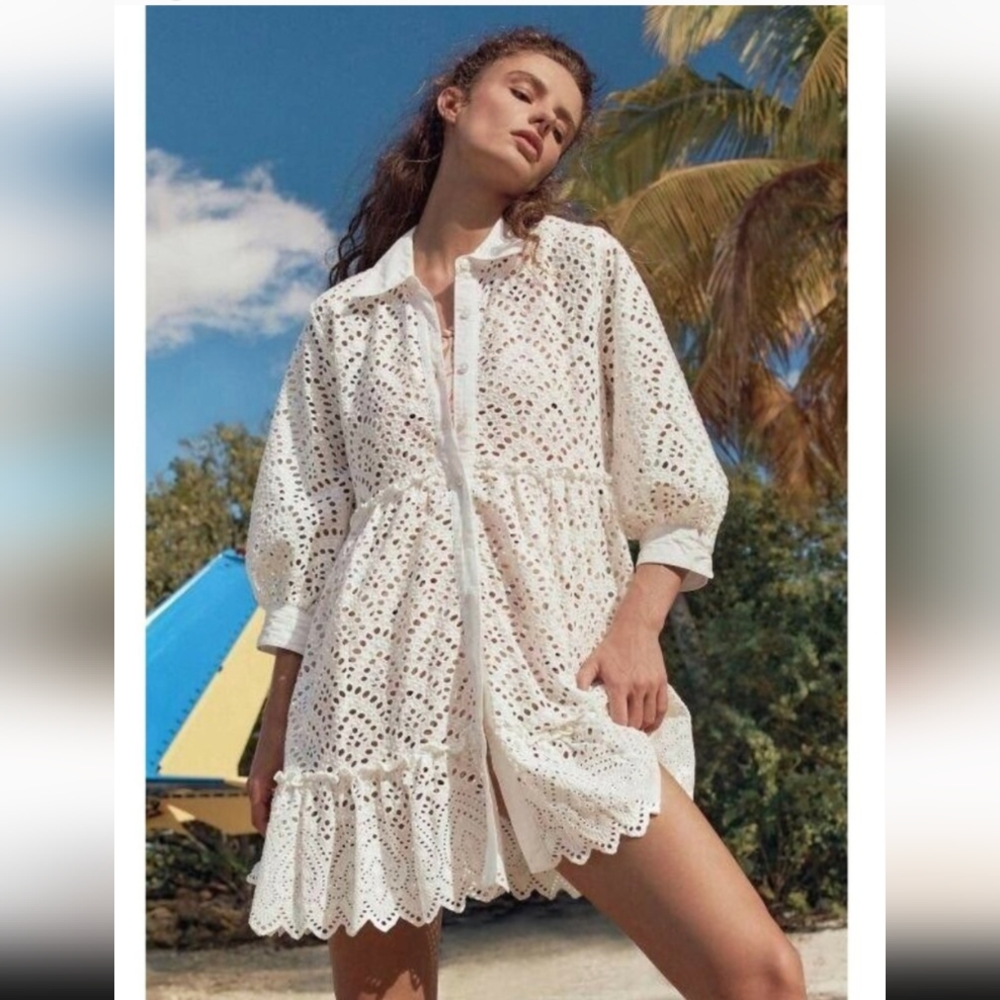 Sundress eyelet dress size XS